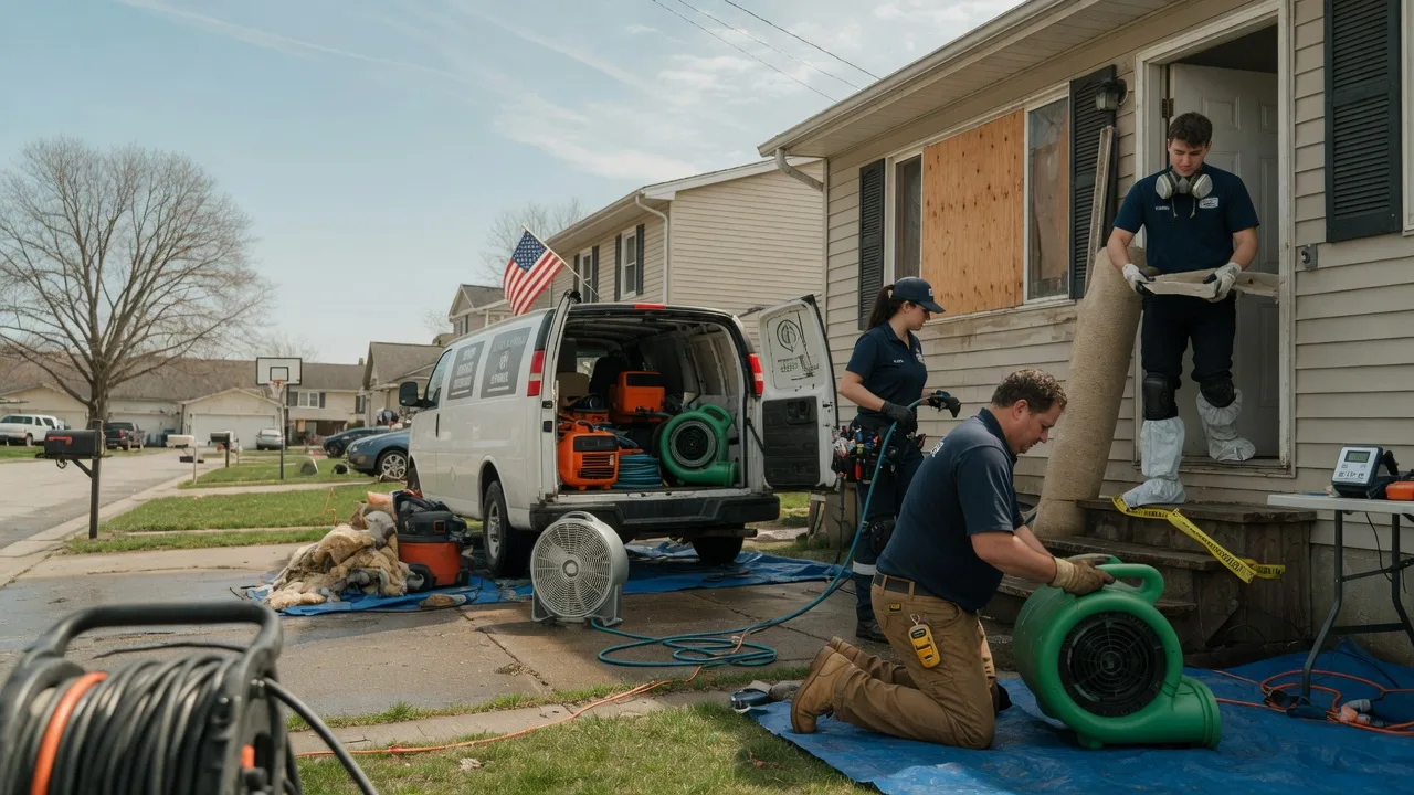Water Damage Restoration in What Cheer, IA near me